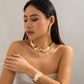 Conjunto Pulseira Colar e Brinco