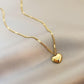 Colar feminino Coração Dourado