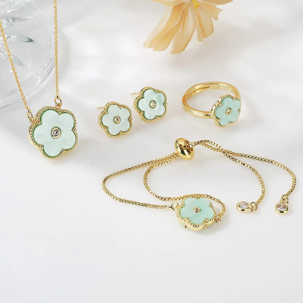 Conjunto Flor de Jade