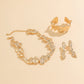 Conjunto Pulseira Colar e Brinco