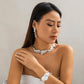Conjunto Pulseira Colar e Brinco